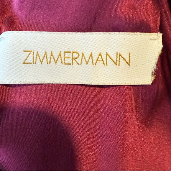 Zimmermann Pink High Low Halter Gown SZ XS Petite - Picture 7 of 7